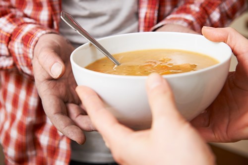 Sharing soup